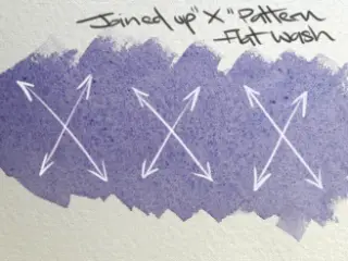 flat-wash-x-pattern