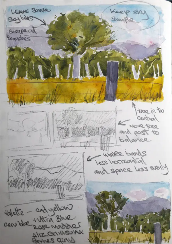 From my watercolor sketchbook