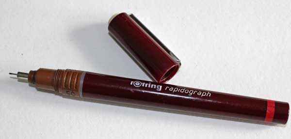 Rapidograph technical pen