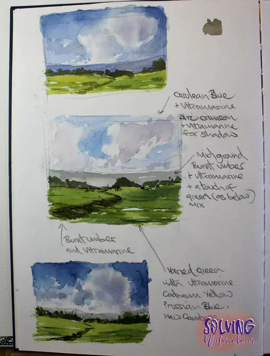 Plein Air Sketchbook pics