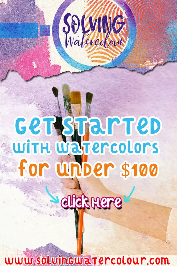 Learn watercolor painting at home