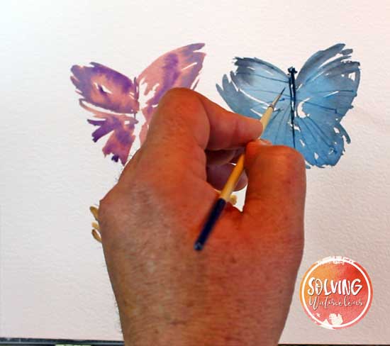 Simple Watercolor Butterfly Painting Tutorial 9