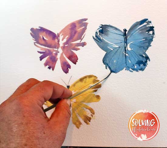 Simple Watercolor Butterfly Painting Tutorial 11