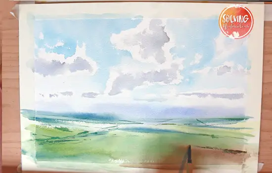 Watercolor Landscape Perspective Step by Step 007