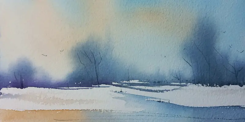 Simple Winter Watercolor Featured image