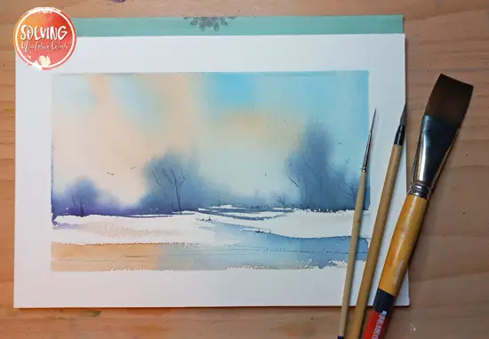 Simple Winter Watercolor final